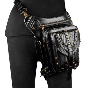 2026 Waist Leg Bags Motorcycle Leather Women
